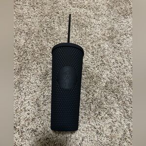 Never use and has tags!   Black matte Starbucks cup!